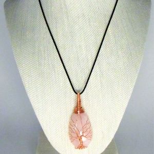 Stun everyone with this Rose Quartz Tree of Life
